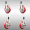 Service Caster 5 Inch 316SS Red Poly Swivel 1 Inch Expanding Stem Caster Brake SCC, 2PK SCC-SS316EX20S514-PPUB-RED-2-TLB-2-1 - alternate 2
